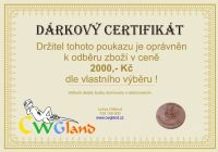 Dárkový certifikát